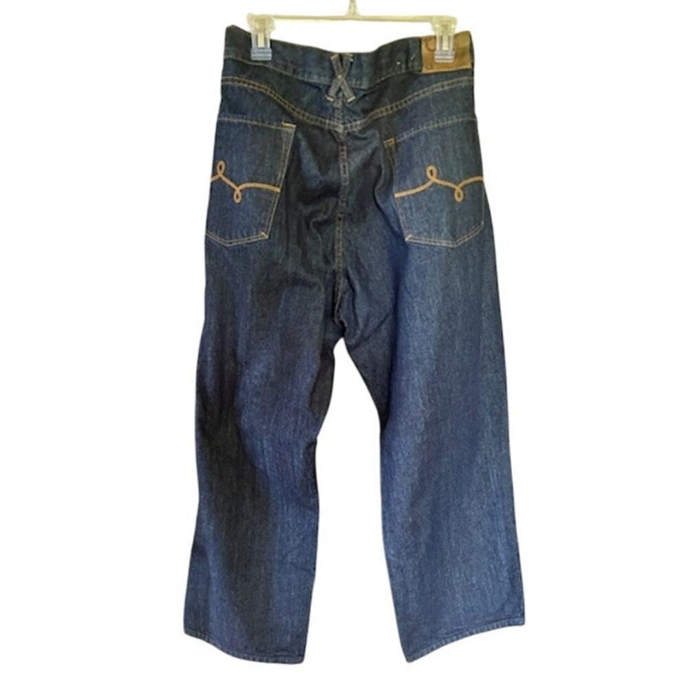 LRG 147% The Original Fit Baggy Jeans Size 42x28 Dark Wash Denim - Picture 7 of 12